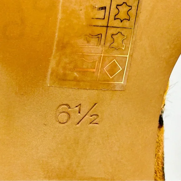 Madewell boots Regan Chelsea boots leopard print calf fur boots women size 6.5 - Picture 12 of 12